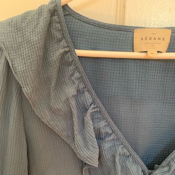 Sezane Priscilla silk blouse - Picture 4 of 5